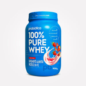100% PURE WHEY (900G) - PROBIÓTICA
