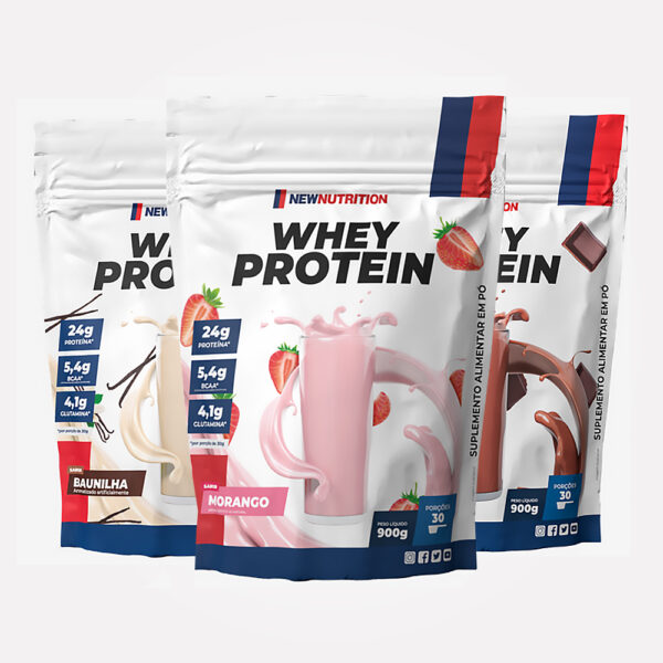 WHEY PROTEIN CONCENTRADO (900G) - NEW NUTRITION