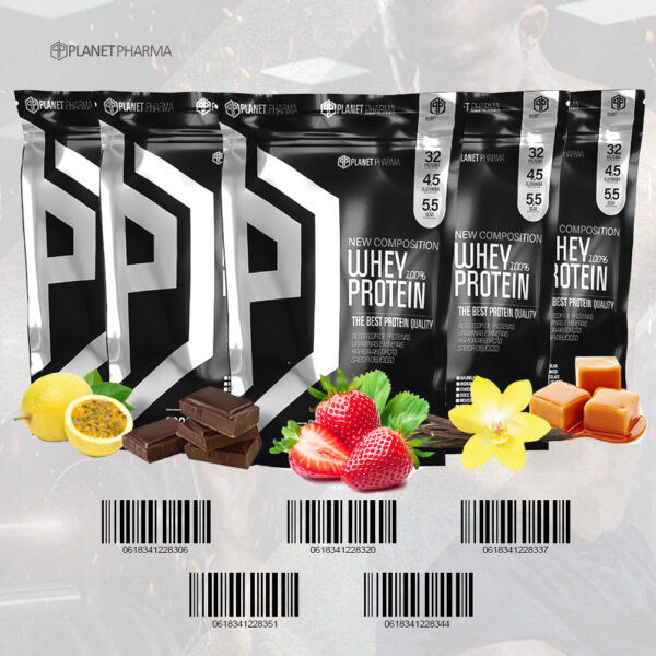 100% WHEY PROTEIN (2KG) - PLANET PHARMA - Imagem 4