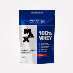 100% WHEY PROTEIN (900G) REFIL - MAX TITANIUM