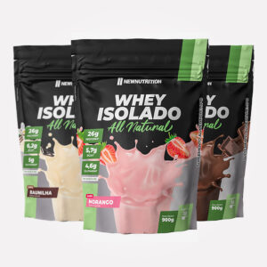 WHEY PROTEIN ISOLADO ALL NATURAL (900G) - NEW NUTRITION