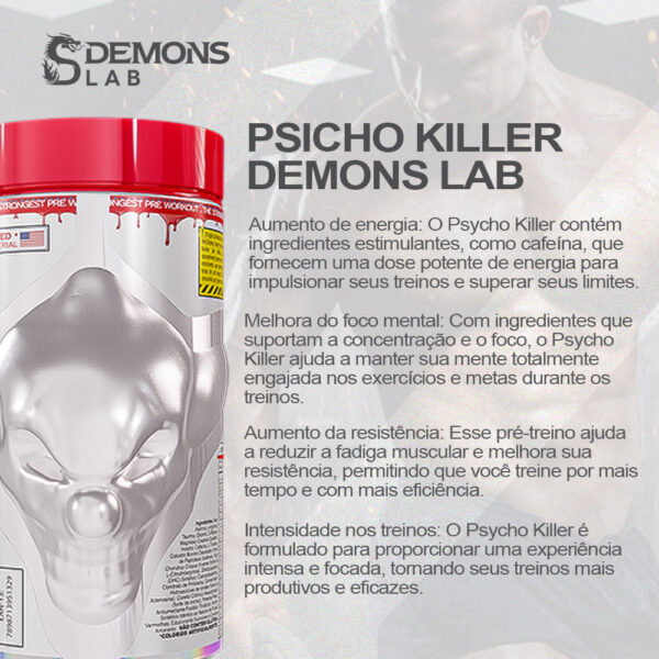 PSICHO KILLER (294G) - DEMONS LAB - Imagem 3